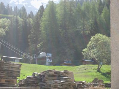 This particular town had its own ski lift.  Sadly, it...