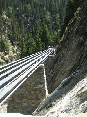 Looking back from the far side.