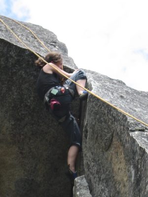 One more of Rachel getting over the roof at Ko Ko Box.