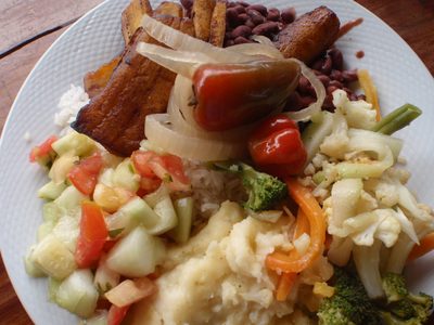 Lunch! Cost me 2000 colones, or around $4.