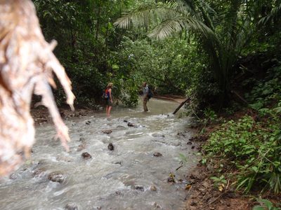 Crossing a river. Basically all the rivers in this...