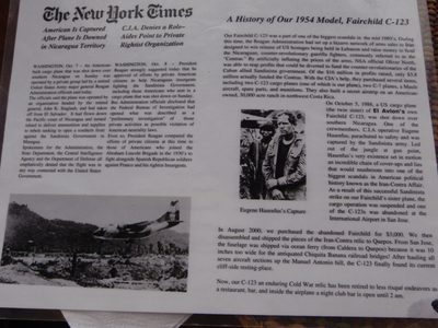 A little bit of history on the model of plane used to...