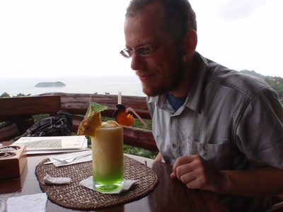 That is a tropical looking drink.