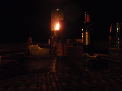 And then it got really dark. So, since it was almost...