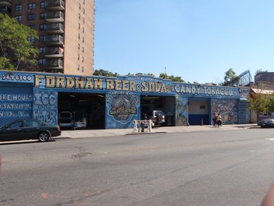 Drive-through Beer and Soda in the Bronx near Arthur Avenue.