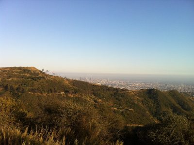Hiking around 7pm in Griffith Park. Kim and I took a 4+...