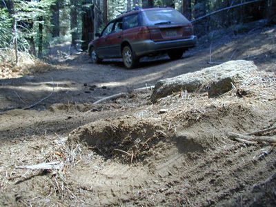 Ok, so maybe off-roading in the Subaru Outback that was...