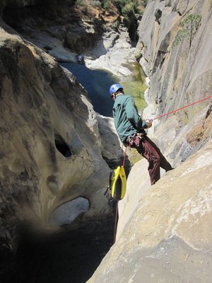 This drop is about 80 feet, and has been jumped at least...
