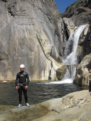 Colin, with Patterson Gorge in the background.