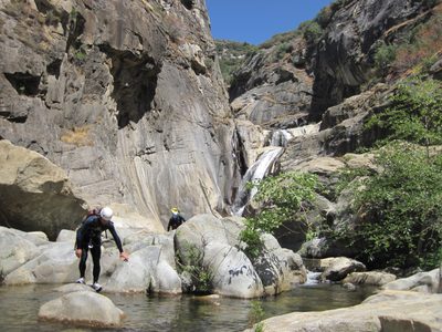 After the gorge, the canyon becomes more gentle and...