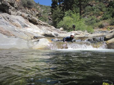 Why walk when the water will carry you?