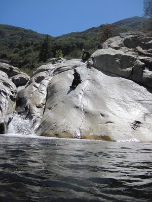 Fun dry slide.