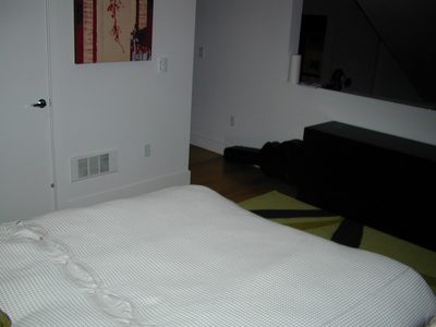 Looking from bed back at doorway.