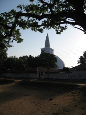 Another stupa in great afternoon light.
