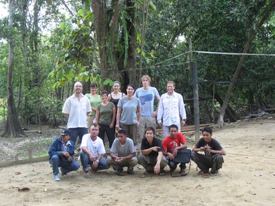 The Borneo jungle trekking crew.  Trevor and John and...