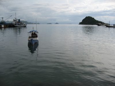Peaceful harbor of Labuhanbajo.