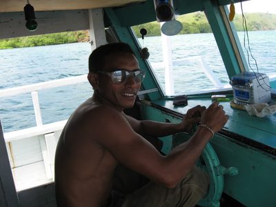 Our fearless captain.