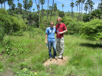John and Trevor on Rinca island in Komodo National Park.