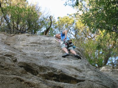 Hanging out on the rock.