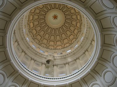 Dome interior.  Much lower than the exterior but still...