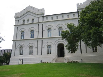 The Texas Capitol visitor center.  Historically it was...