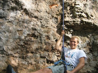 Rope swing again.