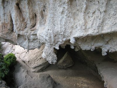 Outside of main cave #4.