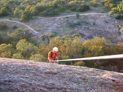 Second rappel down Boston sequence shot #2.