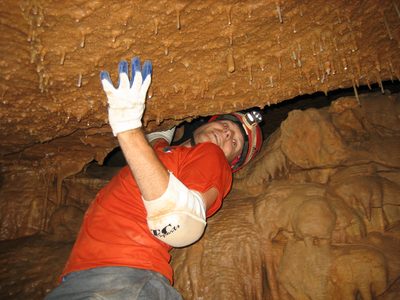 And who said rock climbing skills would never be useful...