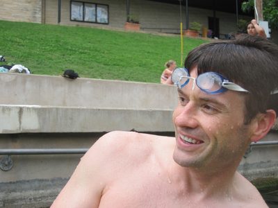 Jay at the pool.