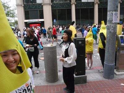 Well, bananas normally do come in bunches.