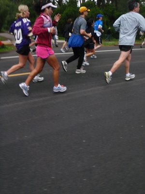 Runners in Golden Gate Park.