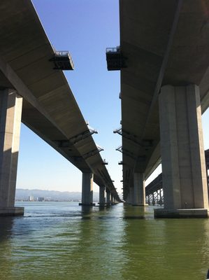 Maintenance access to the skyway and in the distance...