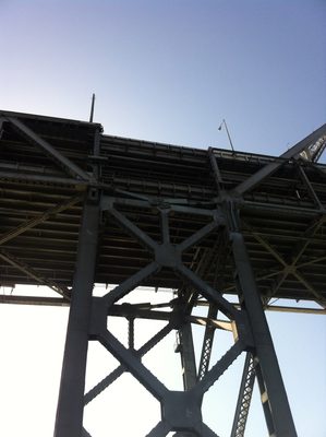 The off-angle of the hydraulic piston makes this...