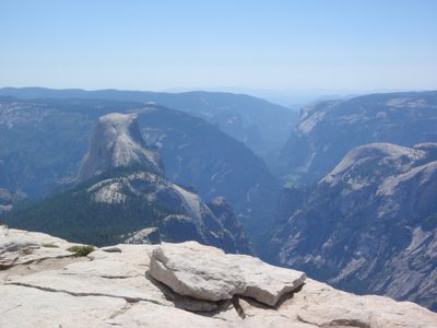 Yosemite Valley and Half Dome.