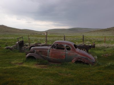 Cool old car.