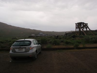 We got back to the car and it started raining again....