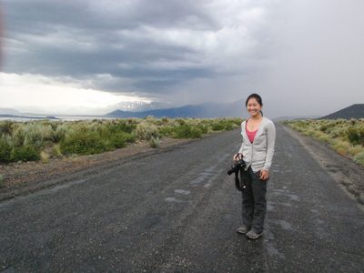 On the way back to Mono Lake.