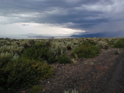 The desert makes dramatic colors when it is wet.