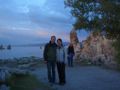 John and Monica and some woman who decided to join our photo.