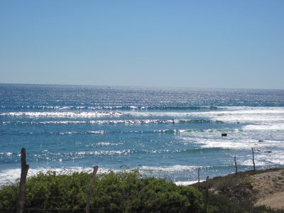As we headed south the surf picked up and surfing became...