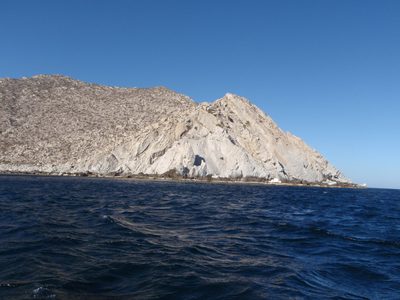 Headed back to shore. During the deeper part of my dive...