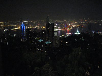 The Peak at night (again).
