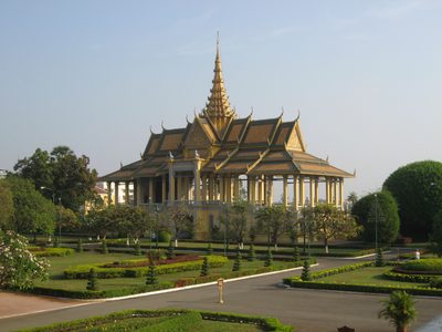 Part of the royal family's residence.  I love the way...
