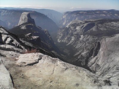 Half dome, from the top of Cloud's Rest.