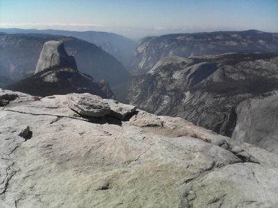 Half dome, from the top of Cloud's Rest.