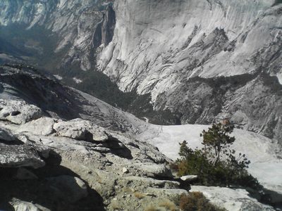 6,000 ft down to the valley floor