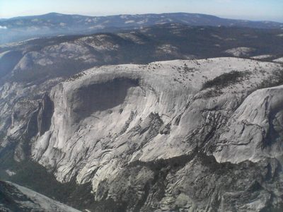Northwest wall of Tenaya Canyon.  Indian Rock somewhere...