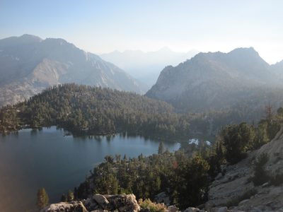 View of Bullfrog Lake.