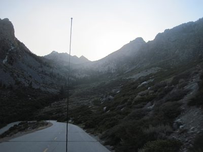 Driving down from the 9,000 ft Onion Valley to...